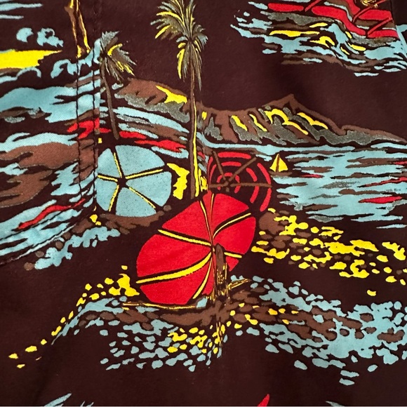 O'Neill‎ Surfer Skeleton Board Shorts Swim Trunks Men's 36 Black Grunge Beach - Picture 3 of 10